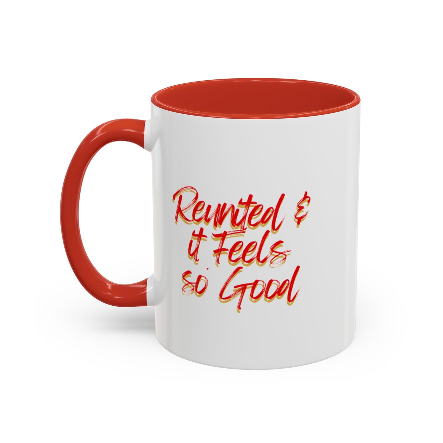 Design #2 - Reunion Accent Red Coffee Mug, 11oz Abstract Cardinal