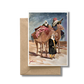 VISIT FROM THE MAGI - Christmas Art Card Print of Original Painting