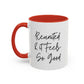 Design #1 50th Reunion Red Accent Coffee Mug, 11oz