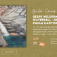 (NEW) SESPE WATERFALL Giclee CANVAS Print