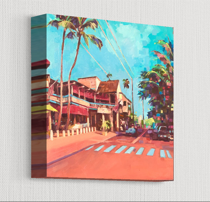 Remembering Front Street, Lahaina -  Giclee Reproduction PRINT of Original Oil Painting