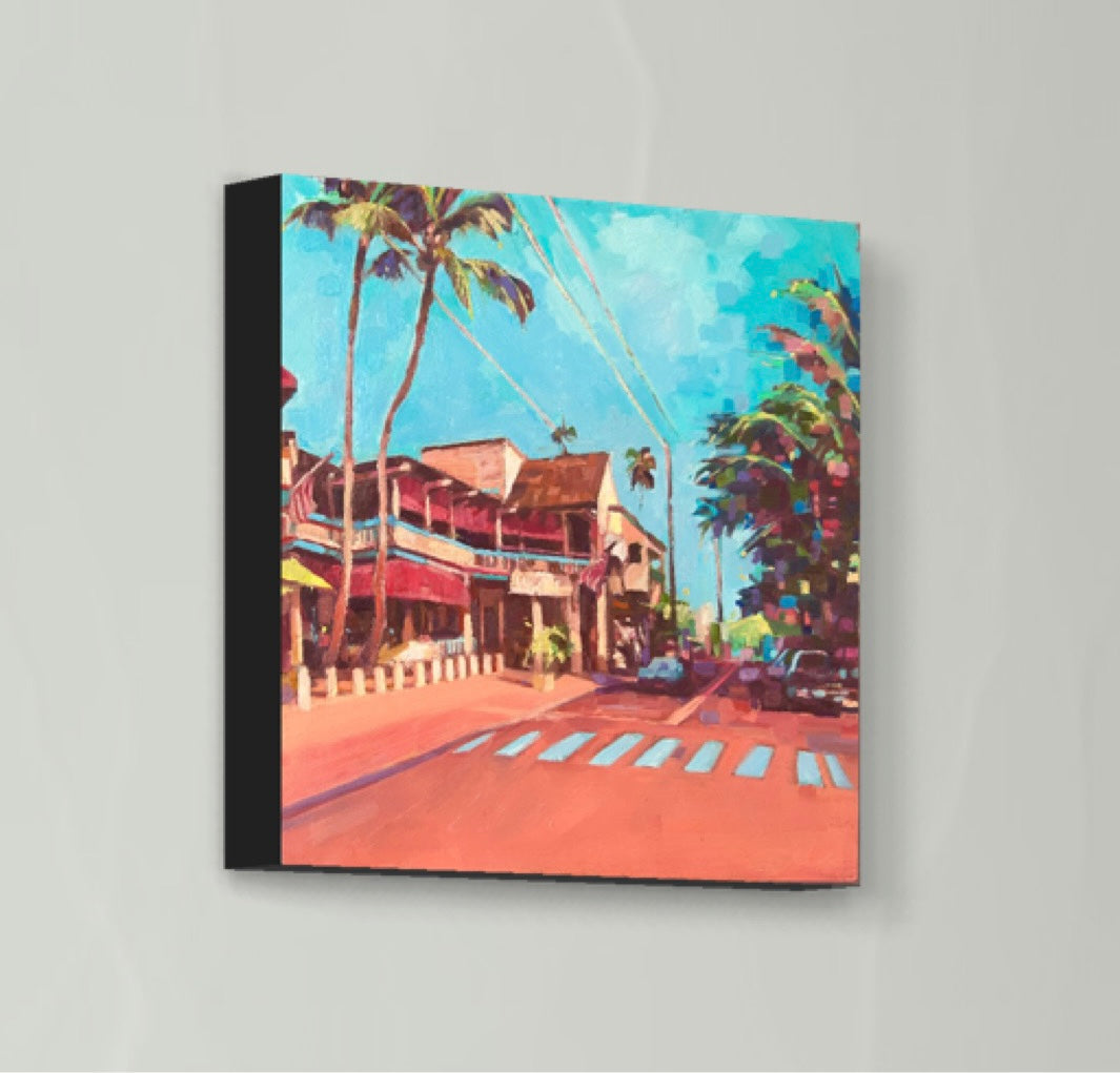 Remembering Front Street, Lahaina -  Giclee Reproduction PRINT of Original Oil Painting