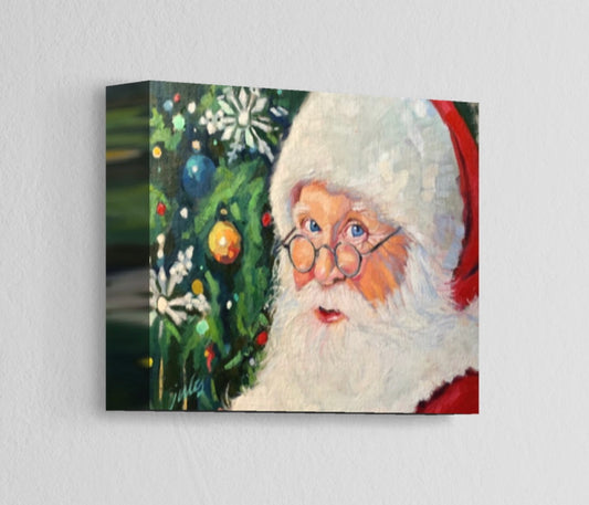 Santa Claus |  Giclee Reproduction Print of an Original Gouache Painting