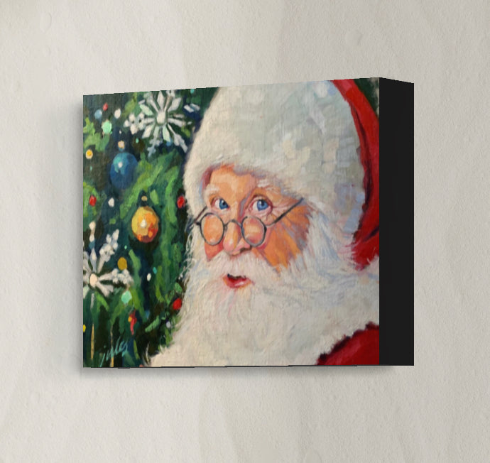 Santa Claus |  Giclee Reproduction Print of an Original Gouache Painting