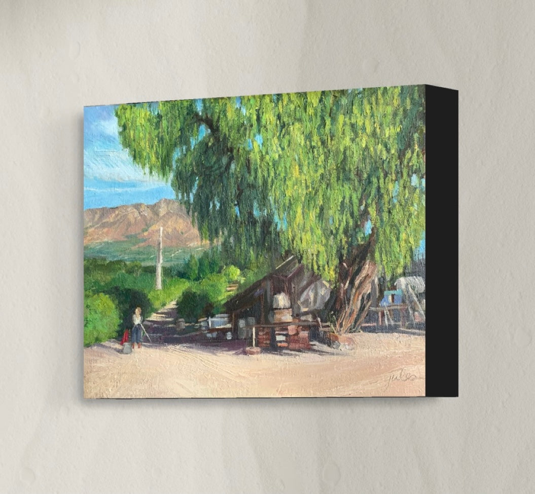 MORNING AT ORCHARD WINERY East Santa Paula - Giclee Reproduction Print of Original Oil Painting