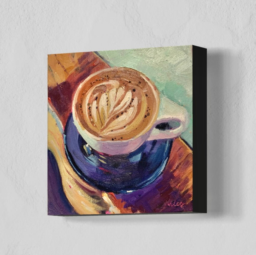 CUP OF KINDNESS -  Giclee Reproduction PRINT of Original Oil Painting