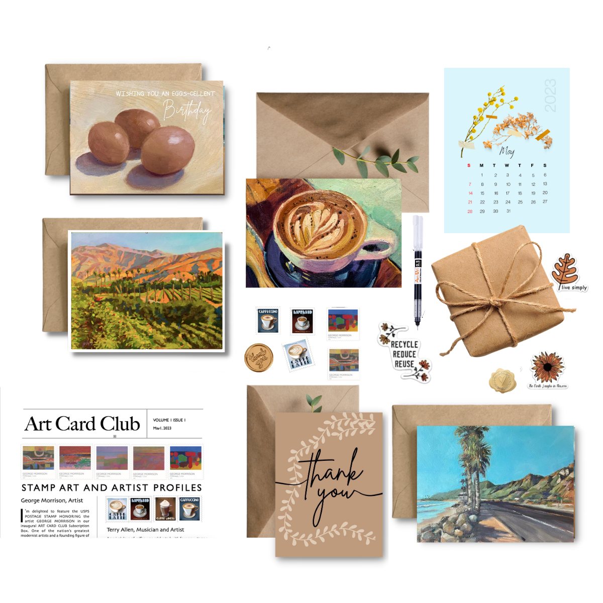 INAUGURAL COFFEE & ART CARD BOX  - Vol. 1 - Issue 1