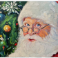 Santa Claus |  Giclee Reproduction Print of an Original Gouache Painting