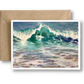 BOXED SET OF (6) SEASCAPE ABSTRACT COLLECTION Blank Art Cards
