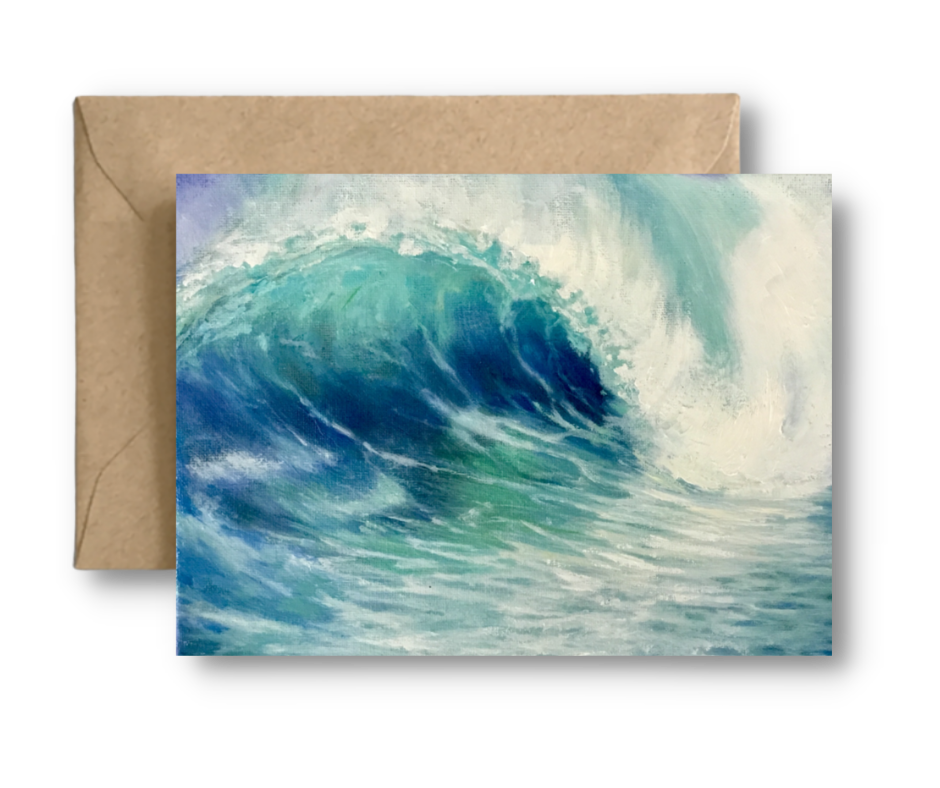 BOXED SET OF (6) SEASCAPE I COLLECTION Blank Art Cards