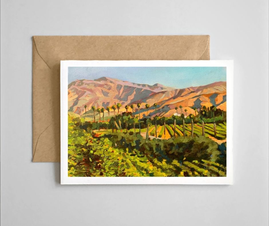 BOXED SET of six (6) LANDSCAPE Blank Art Cards