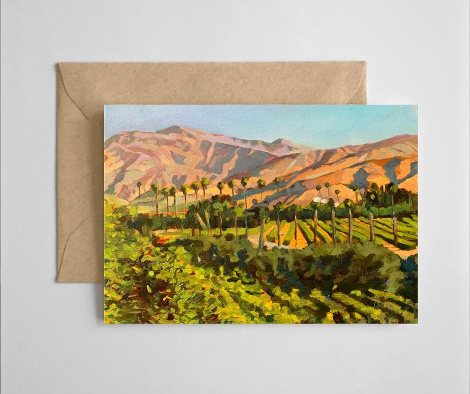 BOXED SET of six (6) LANDSCAPE Blank Art Cards