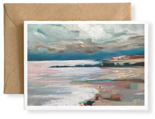 CONDADO LA PUNTA  - Art Card Print of Original Seascape Oil Painting