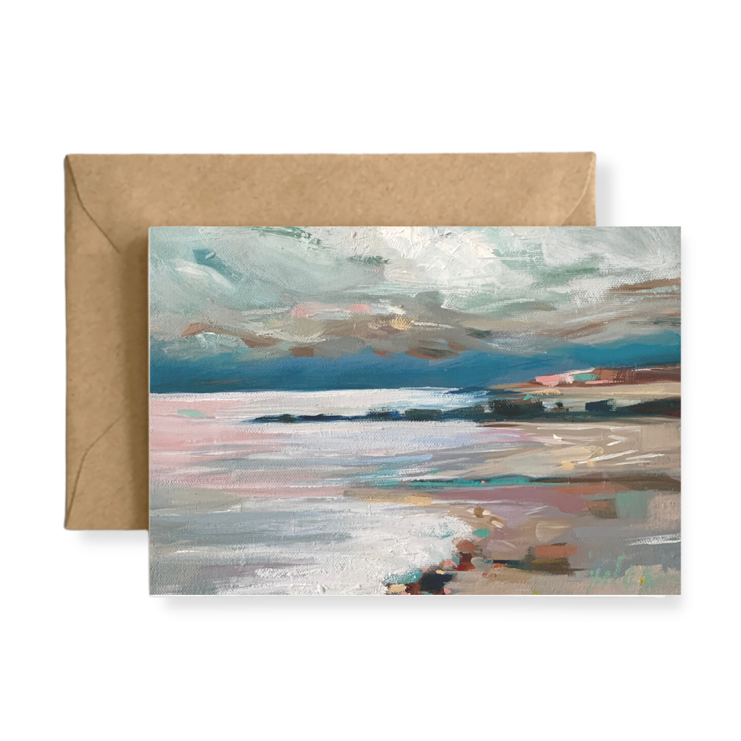 CONDADO LA PUNTA  - Art Card Print of Original Seascape Oil Painting