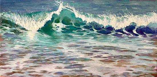 DANCING WAVES - Giclee Reproduction of Original Oil Painting Print