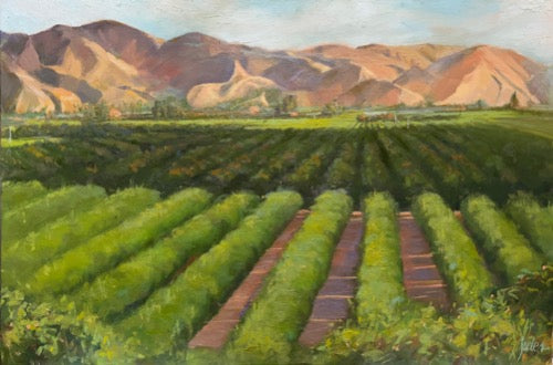 SOUTH MOUNTAIN WEST - Art Card Print of Original Landscape Oil Painting